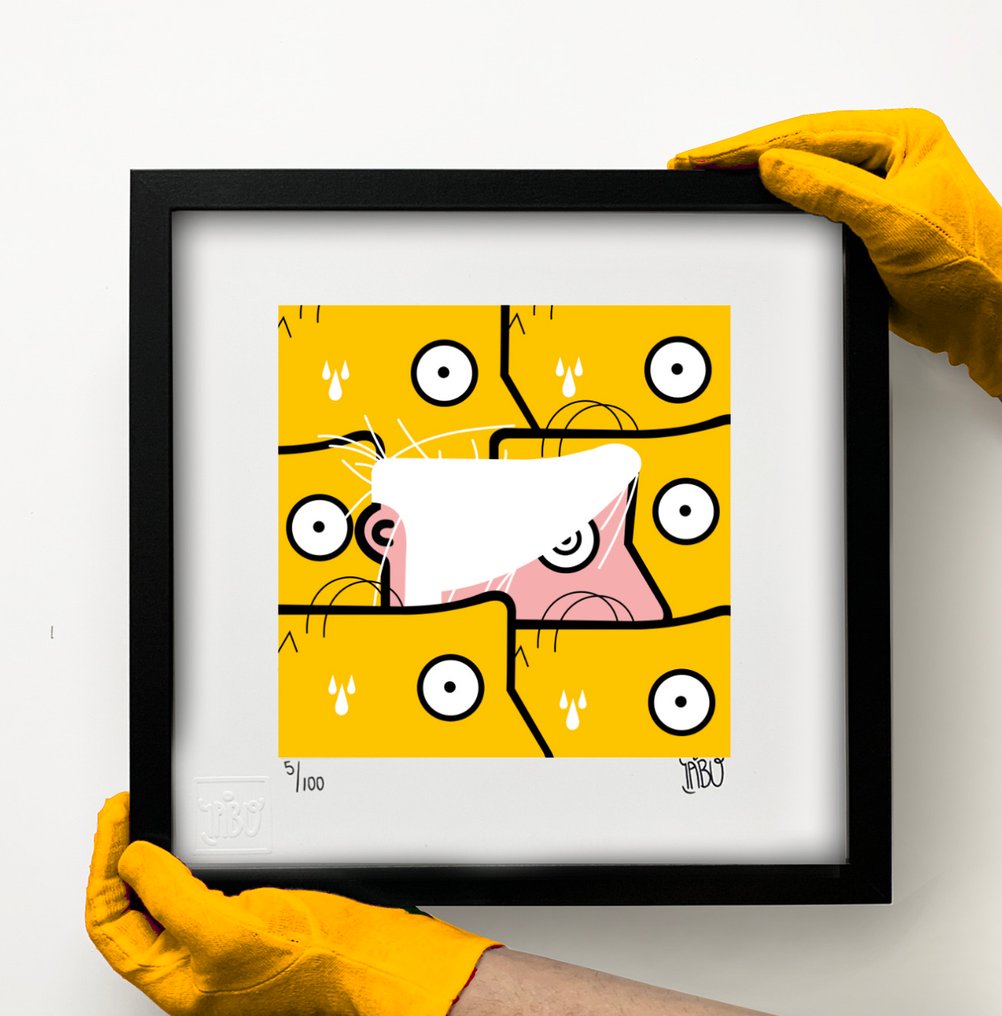 IABO - Brillo Portrait of Andy Warhol & Homer Simpson #1.0