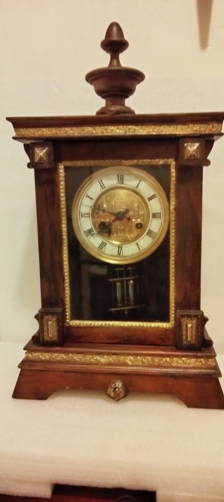 桌钟和座钟 帝国 - 橡木 - 1850-1900 #4.3