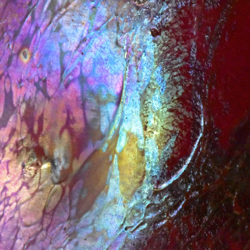 Fritz heckert - 花瓶 -  TH59  - 玻璃 - 大粉色Marmopal花瓶 #3.2