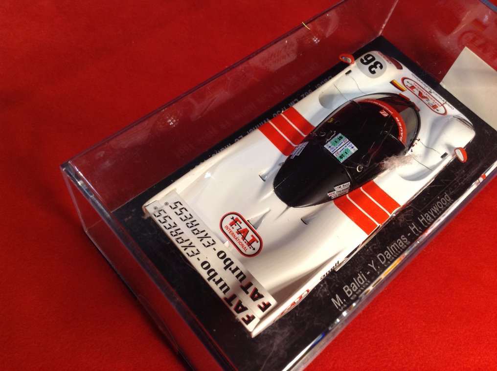 Spark 1:43 - Rennwagenmodell - ref. #43LM94 Dauer Porsche 962 GrC1 "FAT Turbo Express" 1°LM94 #36 Baldi/Dalmas/Haywood - Ausgezeichnete Qualität - Limitierte Edition - Heute schwer zu finden #1.0