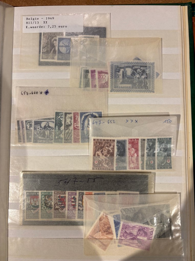 Belgio 1919/2000 - Francobolli belgi + blocchi - OBP #2.1