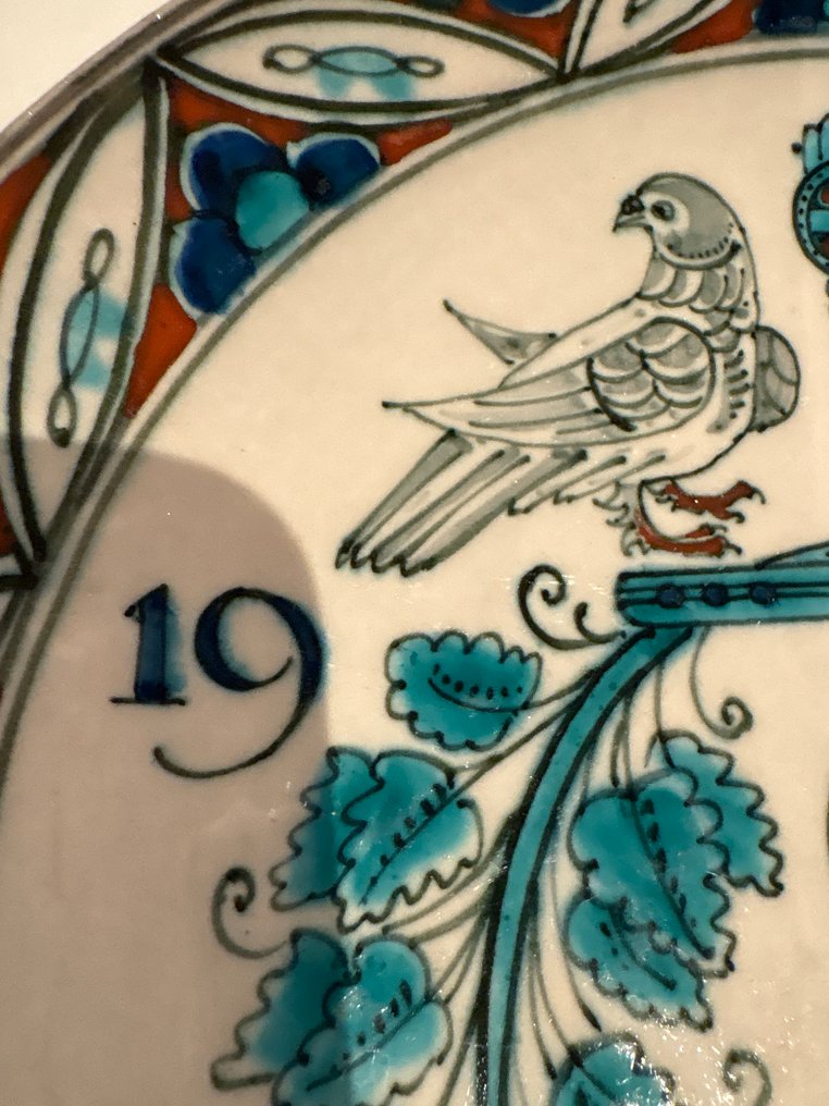 De Porceleyne Fles, Delft - Διακοσμητικό πιάτο τοίχου - Πήλινο - Πολυχρωματικός πίνακας τοίχου, 1913. #4.3