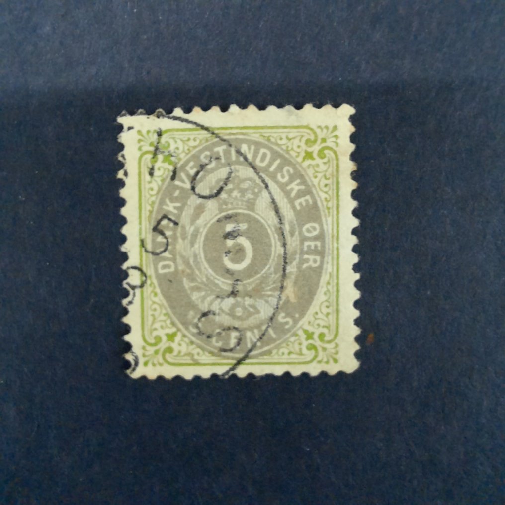 Duńskie Indie Zachodnie 1873/1898 - Mała kolekcja znaczków Duńskich Wysp Zachodnich 1873-1898 - Michel 2018ma #3.2