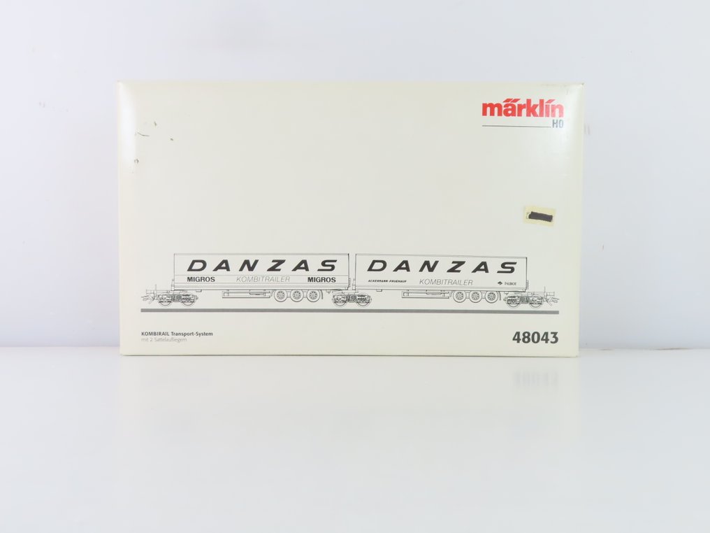 Märklin H0 - 48043 - Τρένο μοντελισμού μεταφοράς εμπορευμάτων (1) - Σύστημα μεταφοράς "Combirail" για τη μεταφορά ρυμουλκούμενων με φορτία και εκτύπωση "DANZAS" - Privaat, #4.3