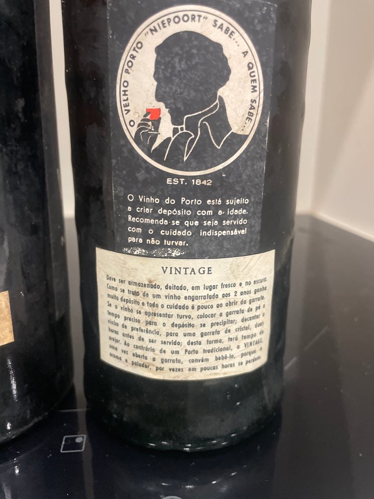 1980 Niepoort - Vintage Port - Bottled in 1982 -  Douro  - 2 Bottles (0.75L) #3.2