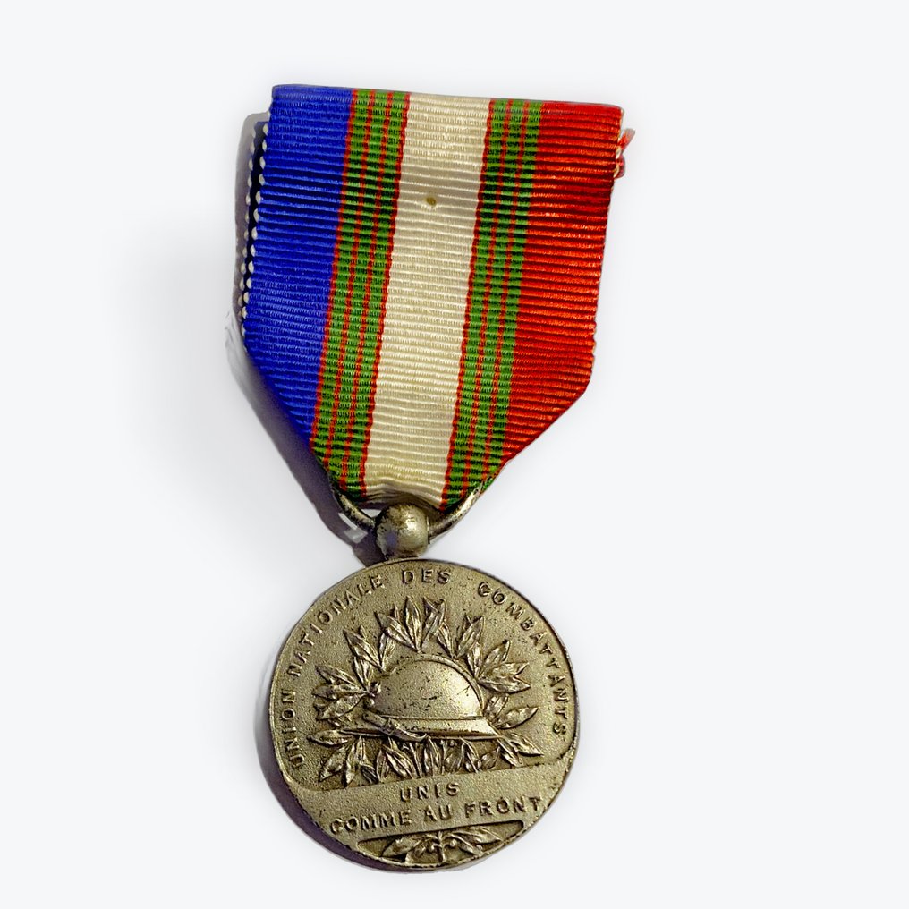 法国 - 军事勋章 - 全国战斗者联盟银质荣誉奖章 #1.0