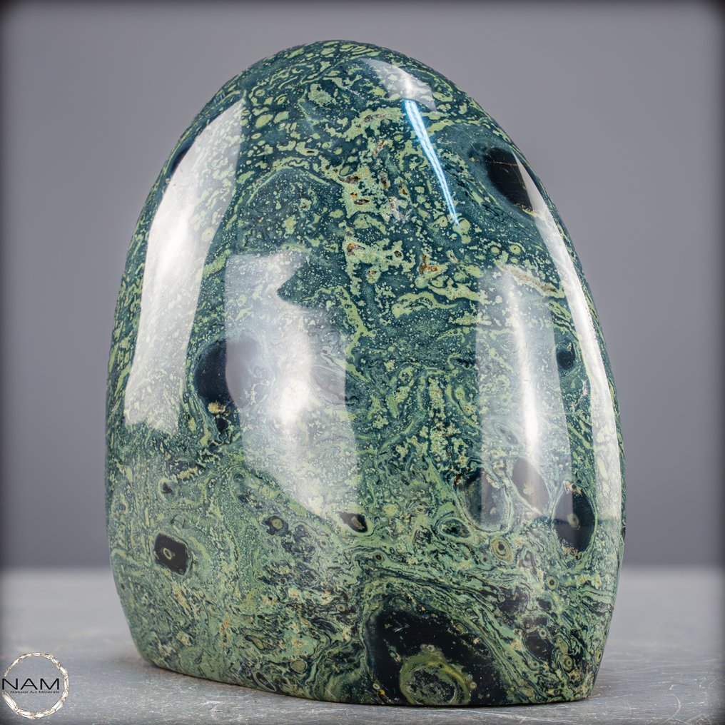 Forma libre natural de Kambaba el fósil verde de la vida- 2187.44 g #3.2