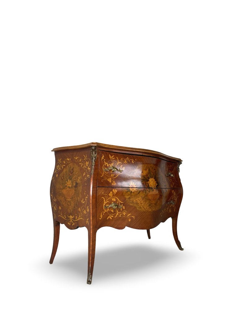 Kommode - Valnøtt, Messing, Mahogni, Tre #2.1