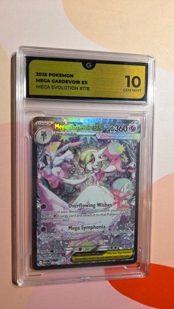 1 Graded card - Mega Gardevoir EX 178/132 Folie, Full kunst - GG 10 #2.1