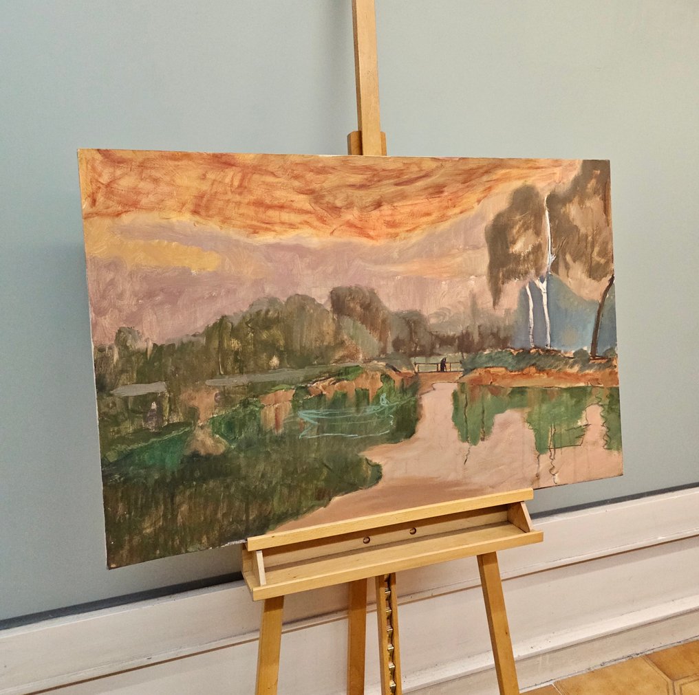 European school (XX) - Wavy landscape at sunset #3.2