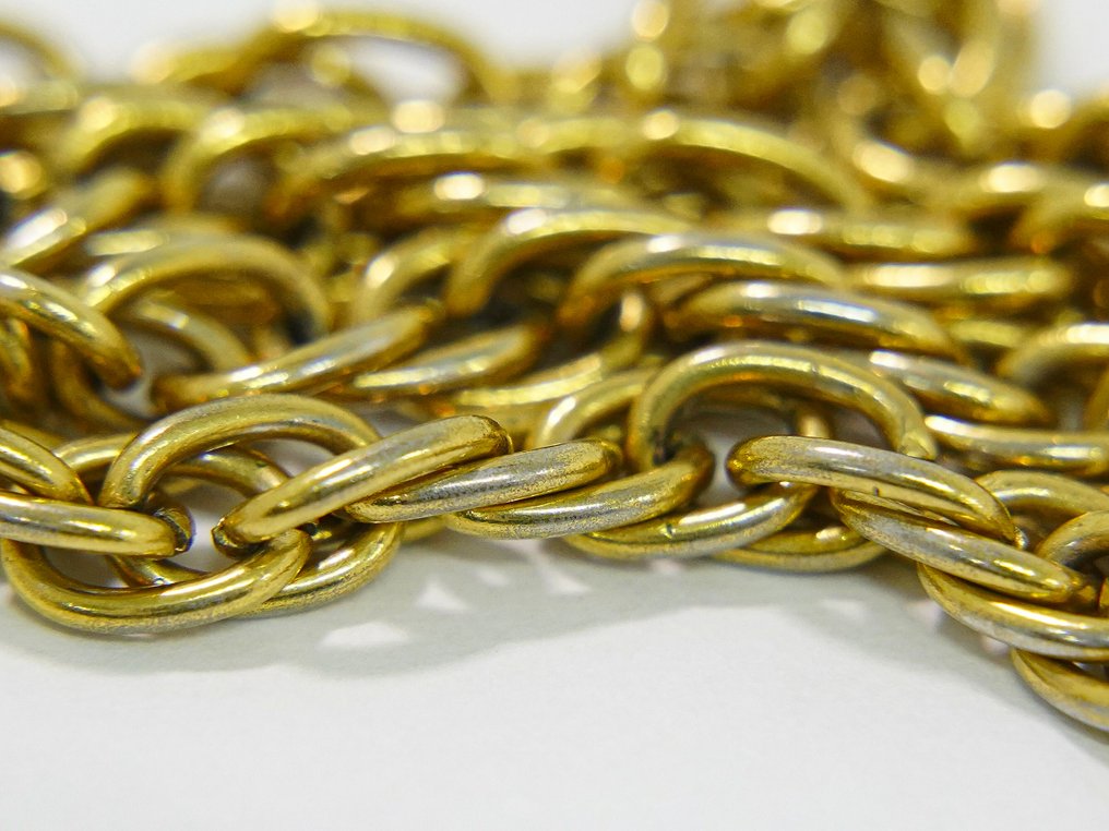 Chanel - Gullplattert - Halskjede #3.2