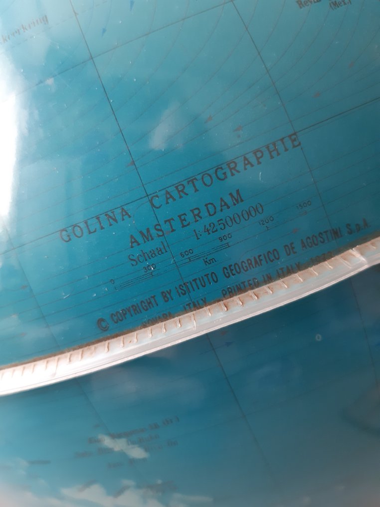 Globe - Golina cartographie Amsterdam - 1970-1980 #1.0