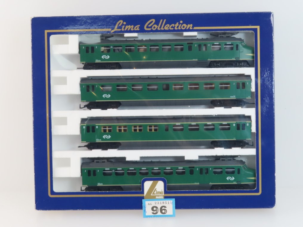 Lima H0 - L149703 - Train unit (1) - 4-car electric train set Mat '54 'Hondekop' - NS #3.2