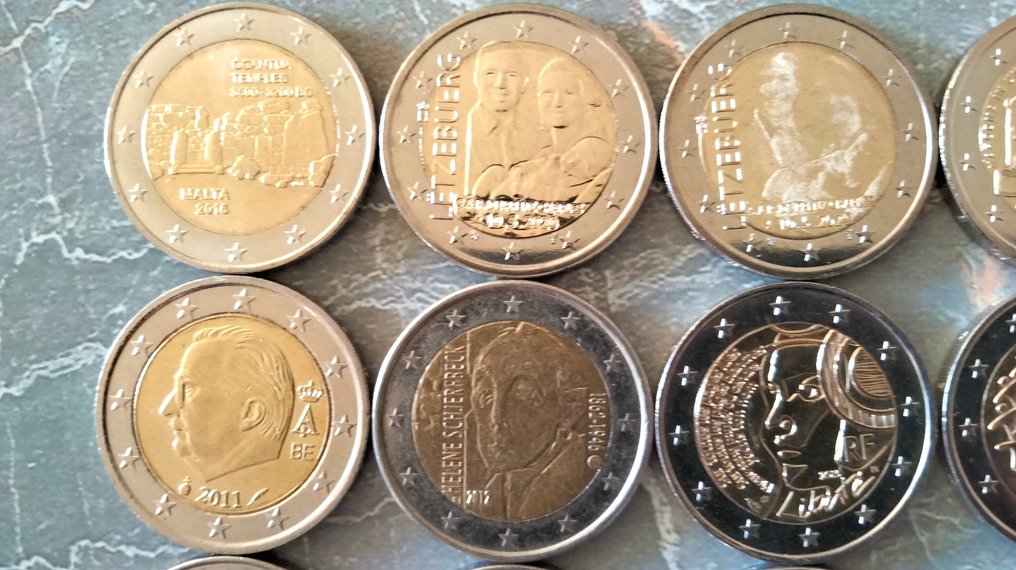 Ευρώπη. 2 Euro 2005/2025 (15 pièces)  (χωρίς τιμή ασφαλείας) #1.0