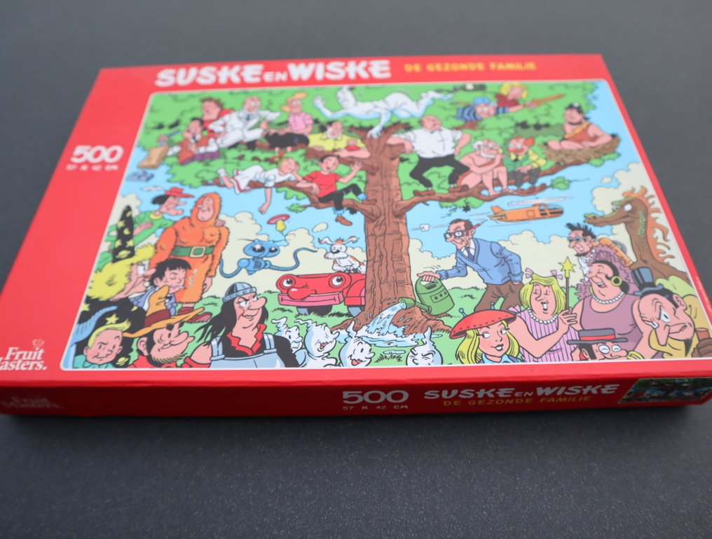 Suske en Wiske - 7 monipuolisia Suske & Wiske -keräilyesineitä - Fruitmastersin ja Puzzelmanin palapelit / Lecturama - 2007/2015 #4.3