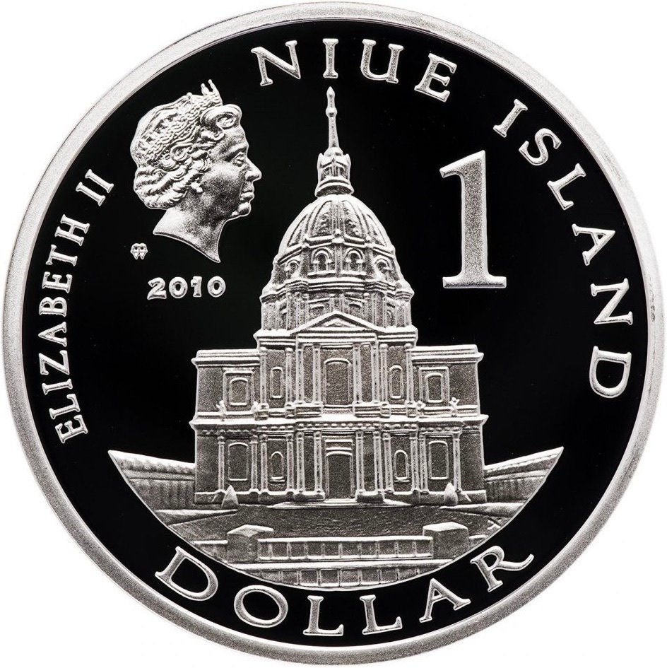 Niue. 1 Dollar 2010 General Mikhail Kutuzov (1745-1813), Russia, with Certificate  (No reserve price) #1.0