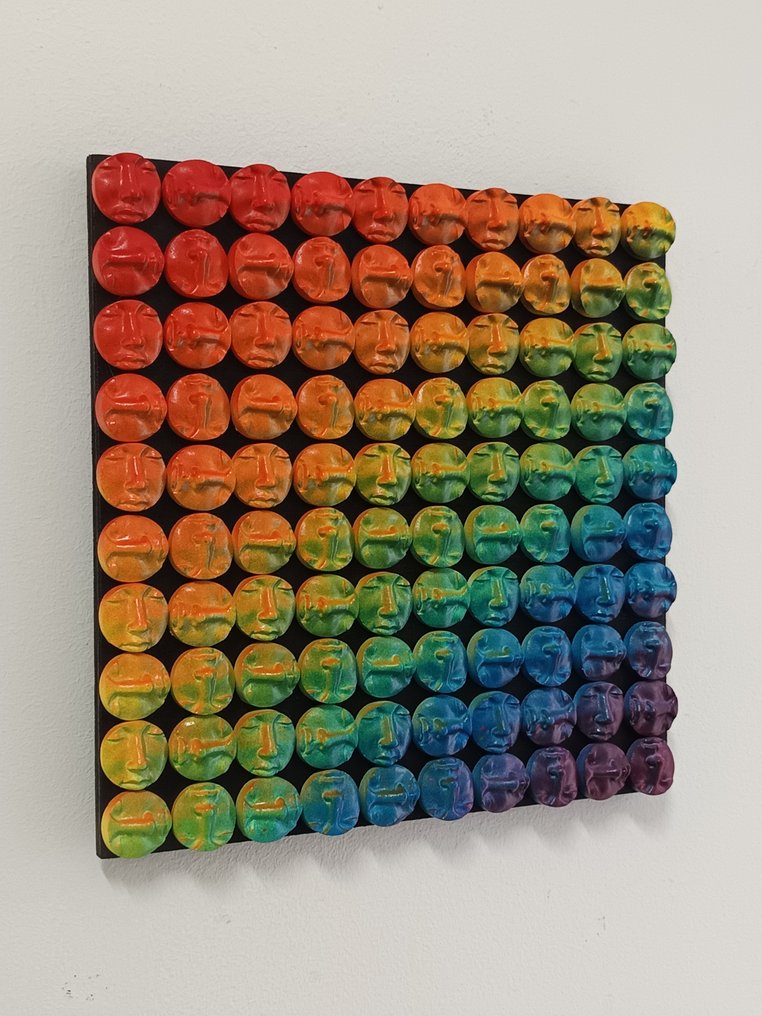 Salvatore Alibrio - Rainbow - Rolling faces #1.0