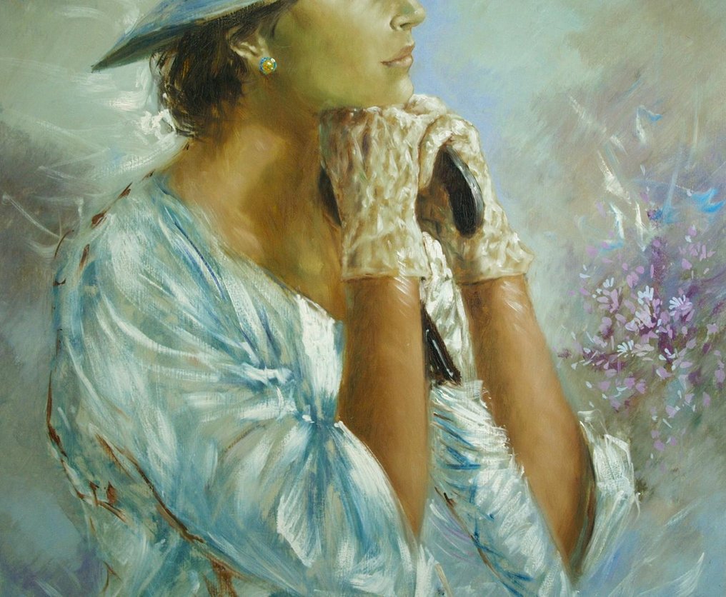 Raffaele Fiore (XX-XXI) - Dama con cappello #2.1