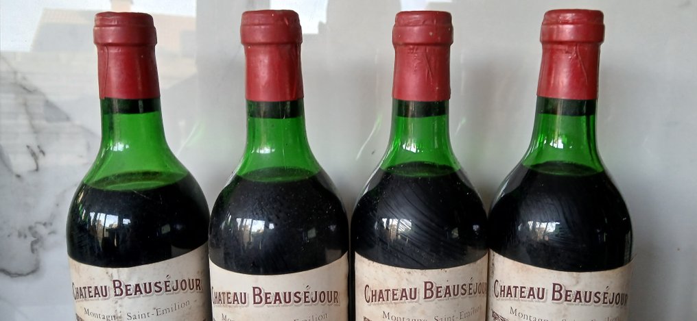 1982 Chateau Beausejour - Montagne-Saint-Émilion - 4 Pullot (0.7 L) #4.3