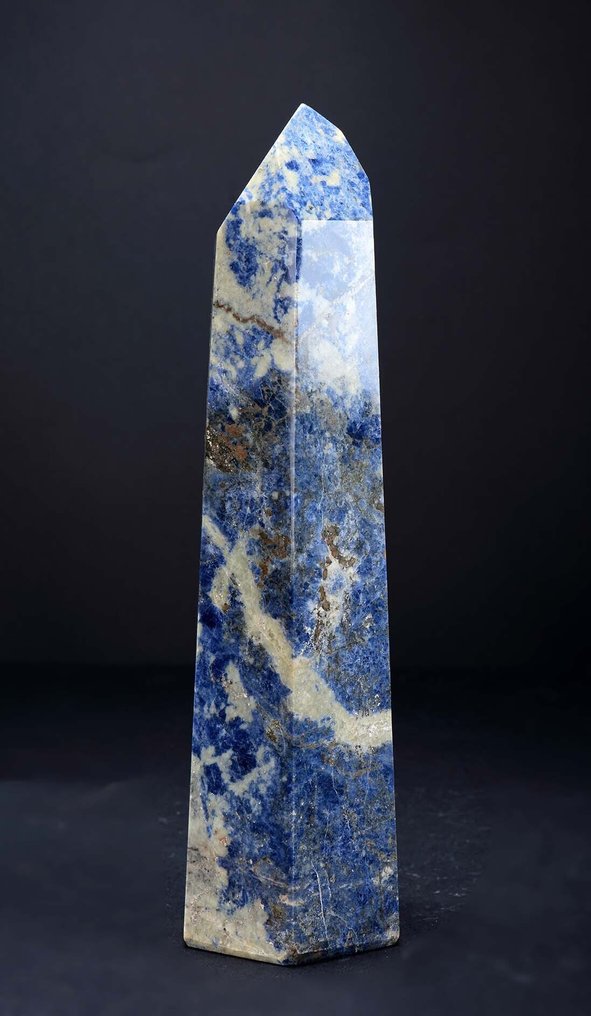 Sodalite Punct - Înălțime: 27 cm - Lățime: 7 cm- 2.01 kg - (13) #1.0