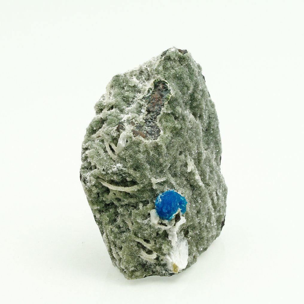 Cavansite Rosette – 深蓝色 矩陣晶體 - 高度: 6.5 cm - 闊度: 6.4 cm- 242 g #4.3