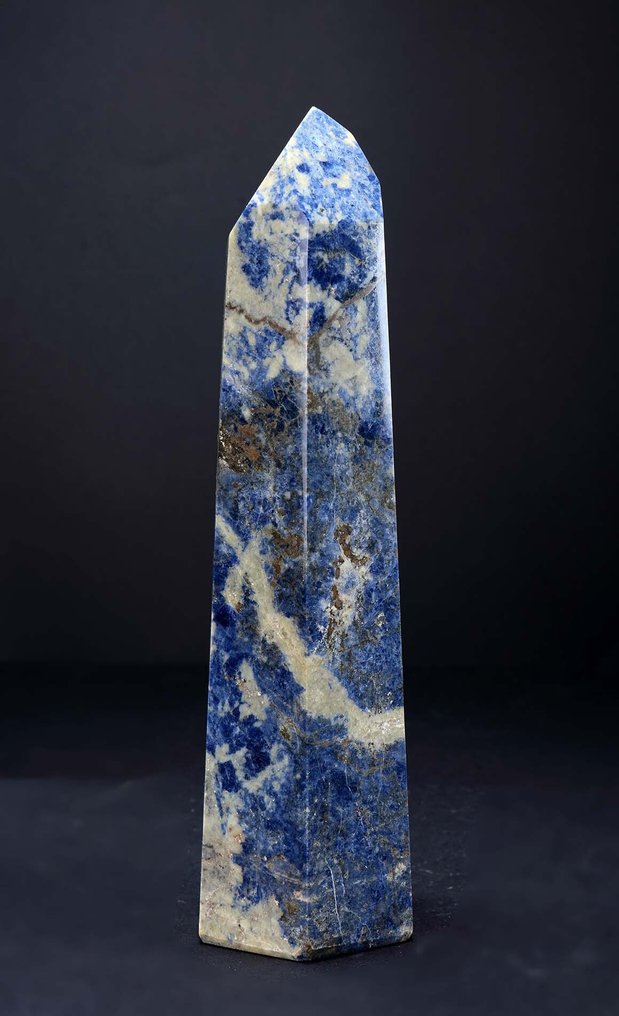 Sodalite Punct - Înălțime: 27 cm - Lățime: 7 cm- 2.01 kg - (13) #1.0