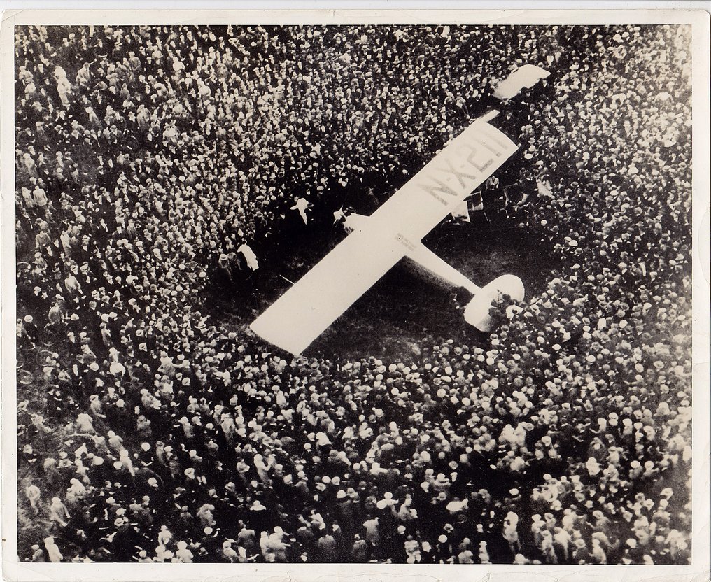 Pacific & Atlantic - Charles Lindbergh, Arrival in England. 1927 #1.0