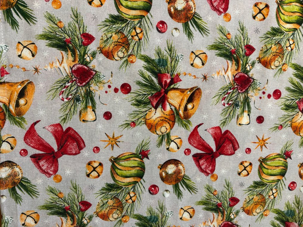Elegant merry Christmas patchwork theme fabric - Tessuto  - 2.76 m - 2.8 m #1.0