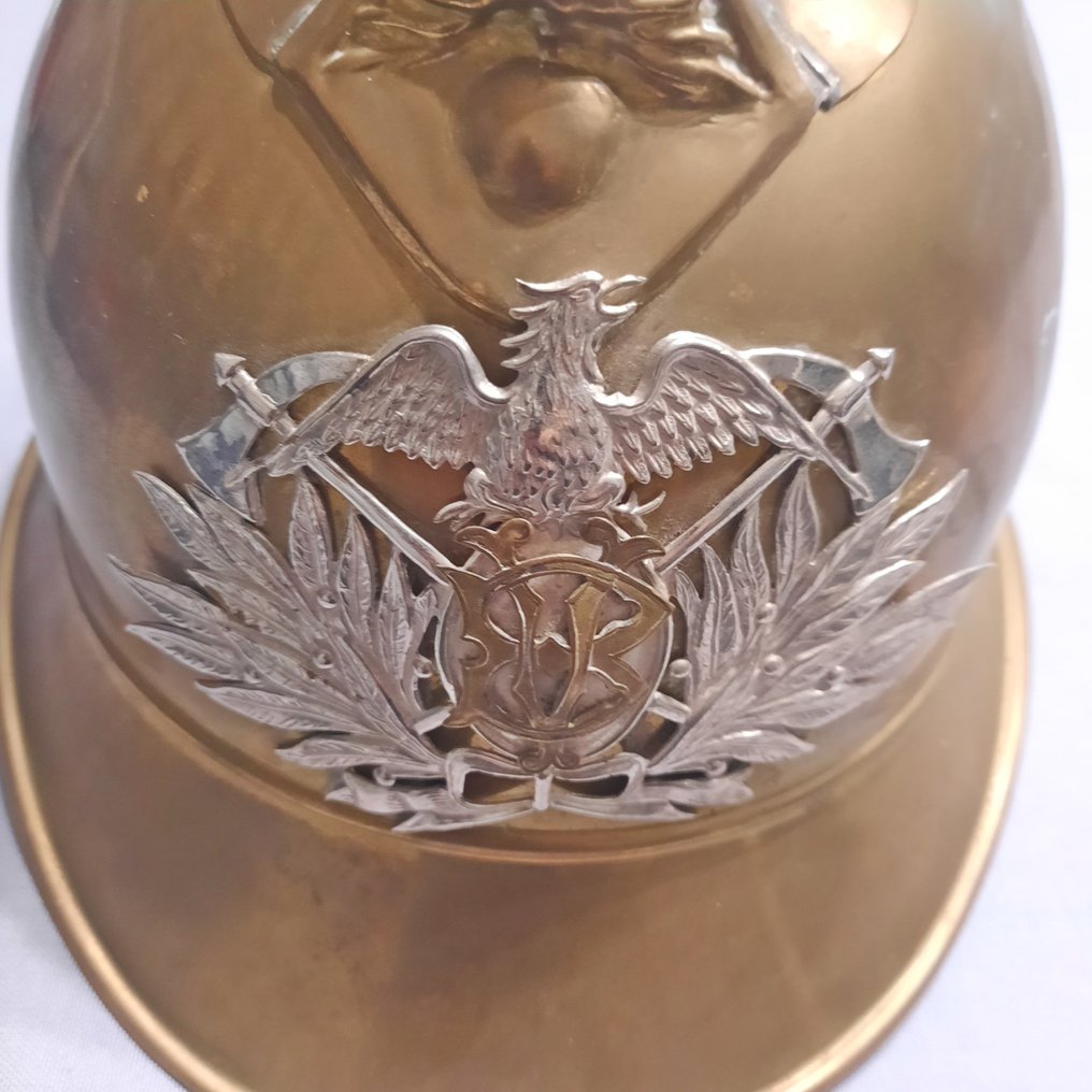 Πορτογαλία - Στρατιωτικό κράνος - Τιμητικό κράνος των Πορτογάλων Πυροσβεστών – Ορείχαλκος – Αντικείμενο συλλογής - 1950 #1.0