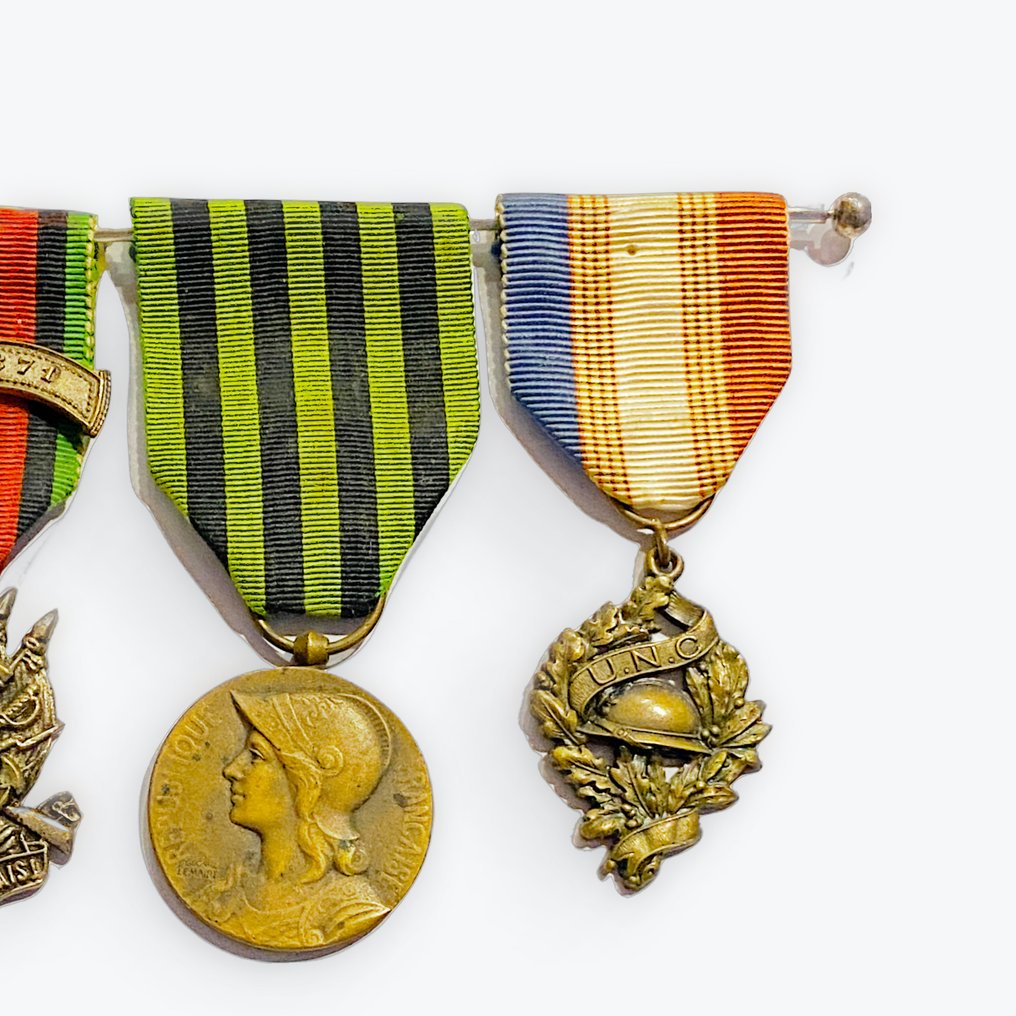 法國 - 軍功章 - 1870年战争三枚奖章套装 #3.2