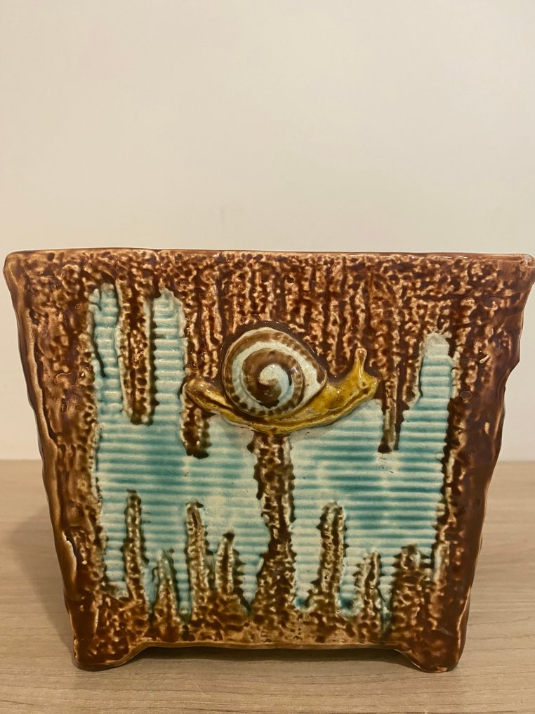 onnaing - Jardinière - Kerámia - Majolika cache pot #2.1