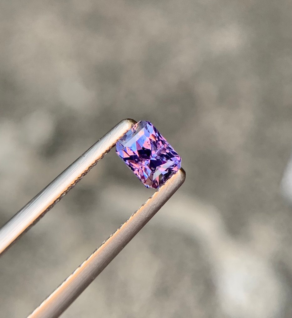 没有保留价 - 1 pcs  蓝色, 紫色 蓝宝石  - 1.04 ct - 国际有色宝石协会（ICA GemLab） #1.0