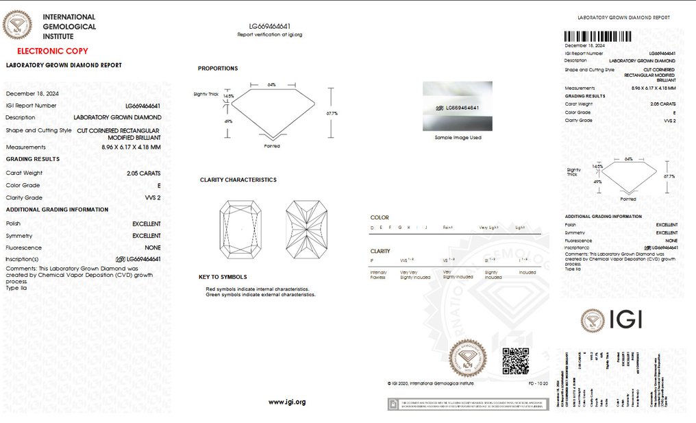 Zonder minimumprijs - Ring - 18 karaat Geel goud -  2.25ct. tw. Diamant (Lab-grown) - Diamant - E VVS2 #1.0