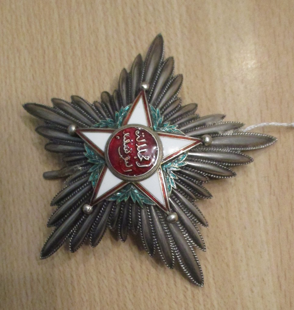 摩洛哥 - 陸軍／步兵 - 軍功章 - 摩洛哥奥伊萨姆王朝勋章大官章 #4.3