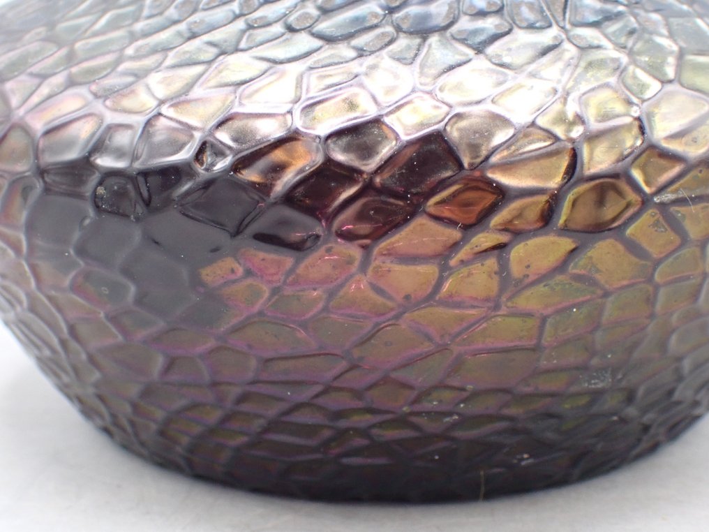 Kralik - Vase -  Mørk iriserende  - Glas #3.2