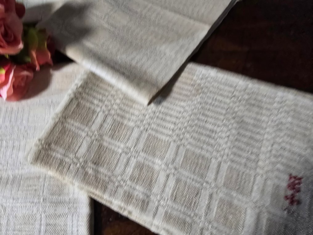 Tovagliolo (8) - 61 cm - 61 cm - Antichi tessuti #3.2