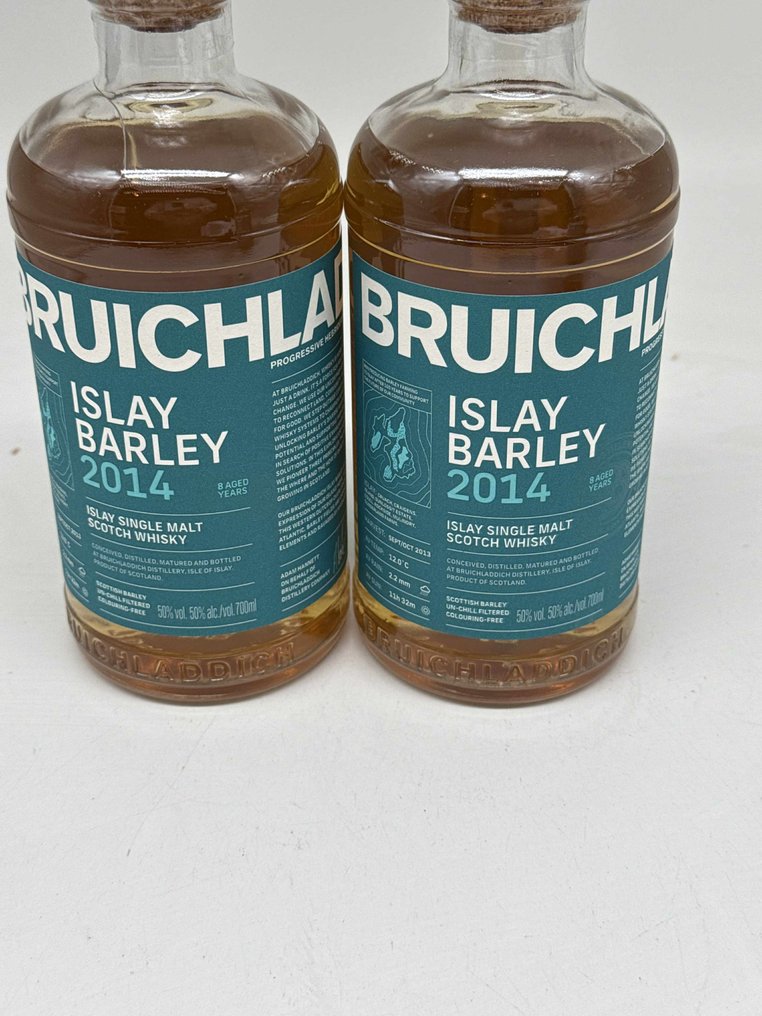 Bruichladdich 8 years old Islay Barley 2014  - 700ml - 2 bottles #1.0