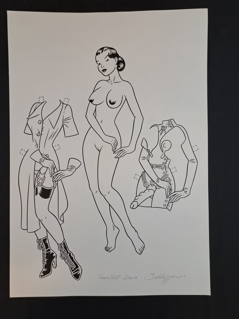 Baldazzini, Roberto - 1 Original page - Trans/Est: Diana "Bambolina" #1.0