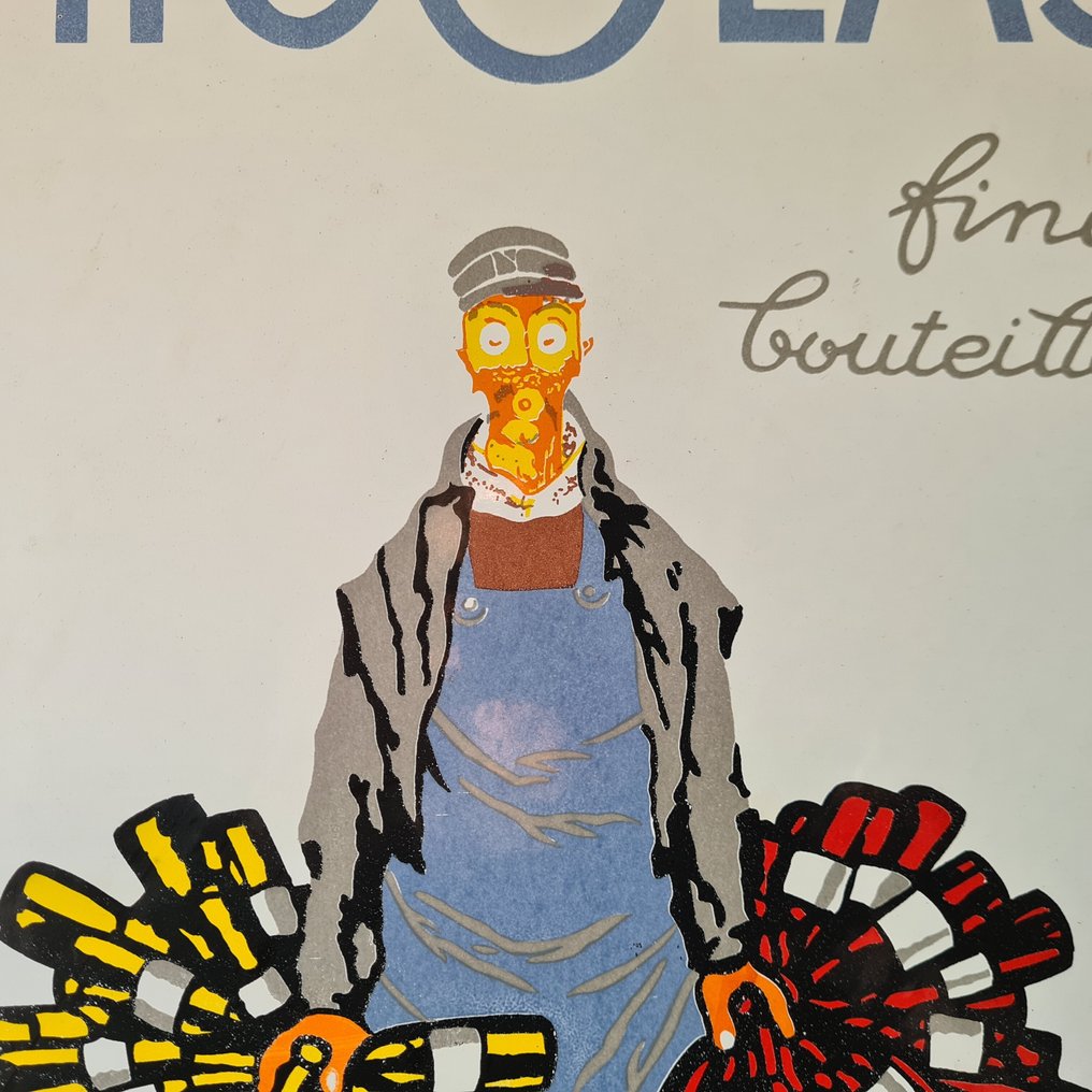 Nicolas - fines bouteilles - D'après DRANSY - Πινακίδα - Σμάλτο #2.1