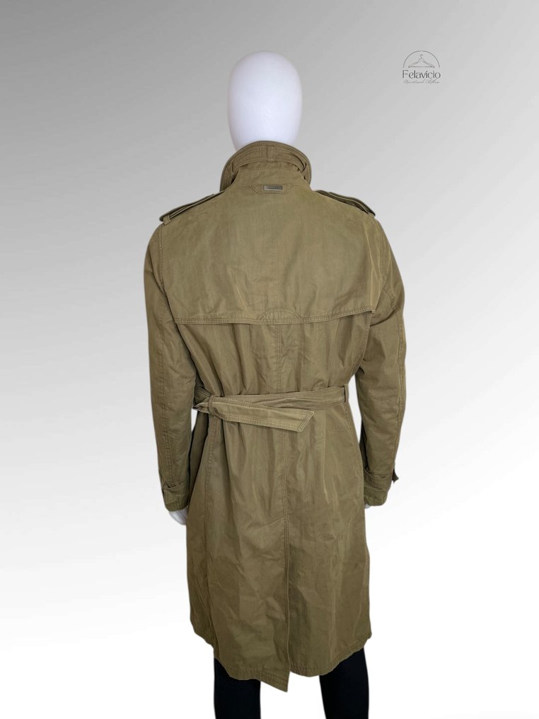 Bugatti Double-Breasted Khaki Trench Coat - No Reserve Price - Παλτό #3.2