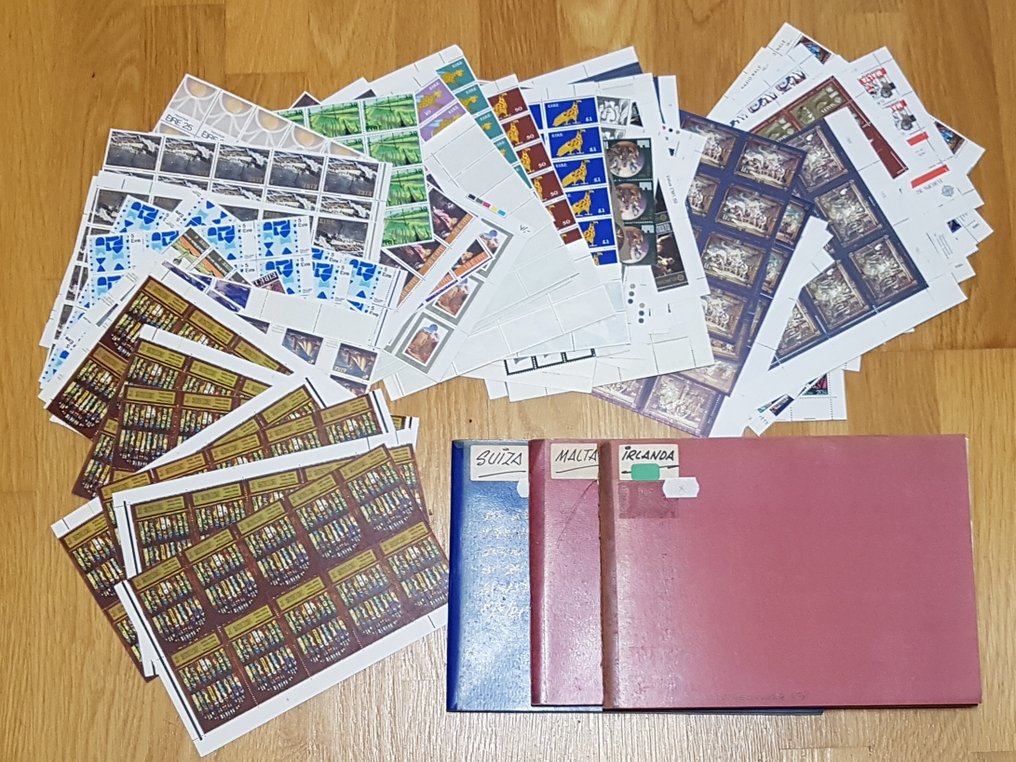 爱尔兰、马耳他和瑞士 1969/1982 - 在不同数量下的材料积累 #1.0