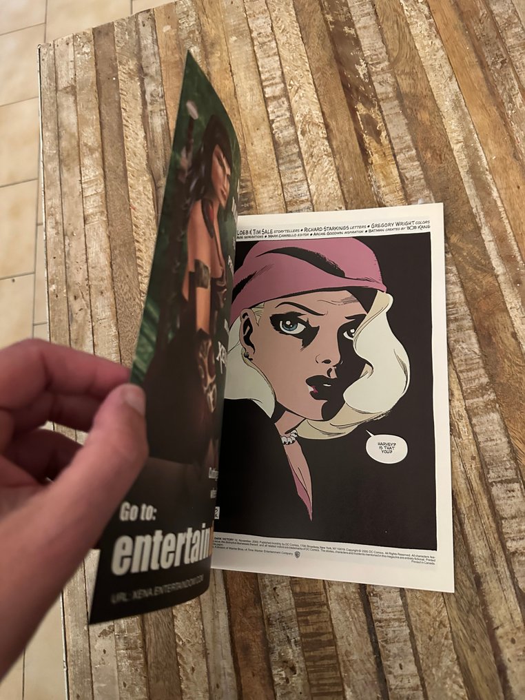 Batman : Dark Victory #12 - Signed by Tim Sale-NO RESERVE - 1 Comic - First edition #2.1