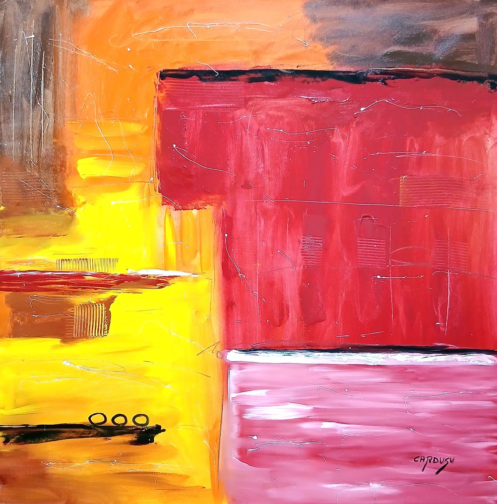 CARDUSU - “ ALEGRIA 02 ” XL  – NO RESERVE - Obra única original - #2.1