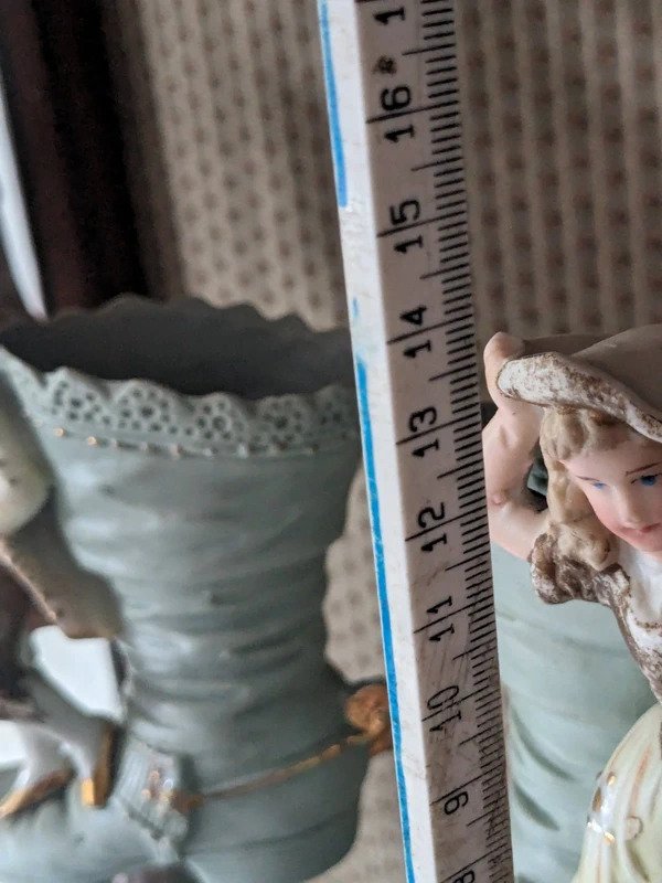 Αγαλματίδιο - Antieke Duitse vaasjes (2) - Μη εφυαλωμένη πορσελάνη #3.2