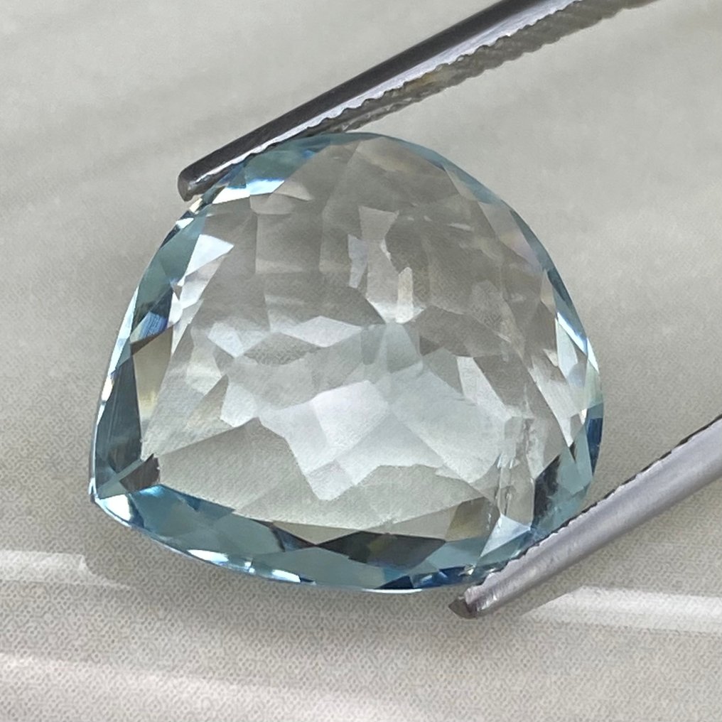 没有保留价 蓝色 海蓝宝石  - 11.78 ct - 国际有色宝石协会（ICA GemLab） #4.3