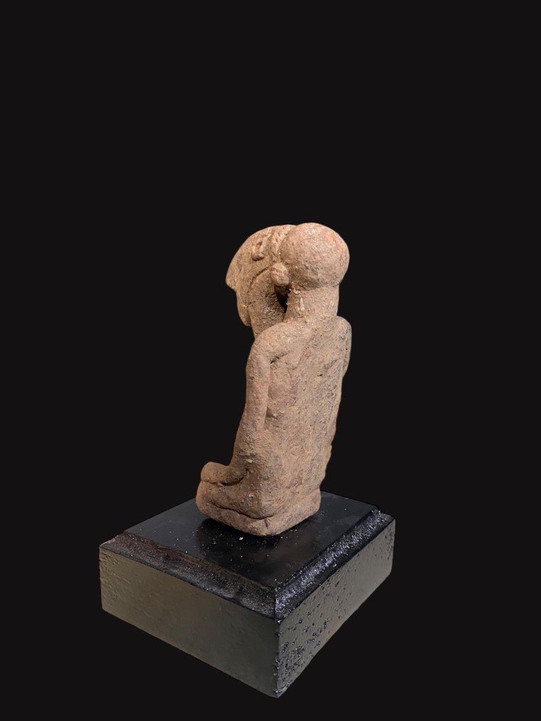 雕塑 狗农 - 11 厘米 - 动物头部的人物 - Dogon - 马里  (没有保留价) #2.1