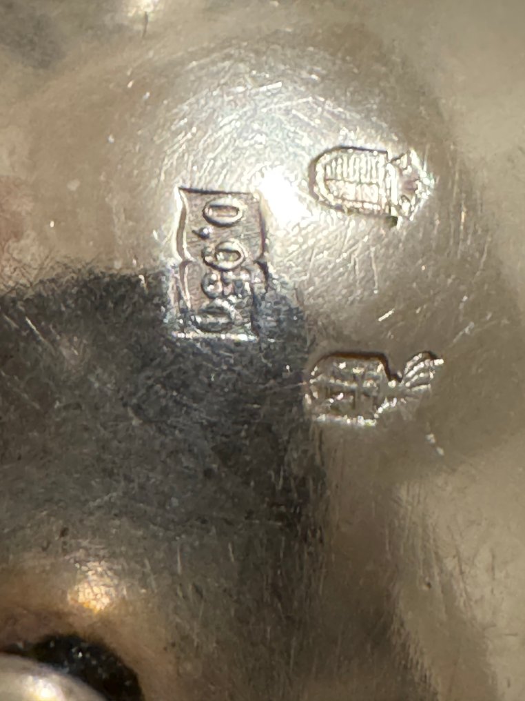 Miniature figure - Salt shaker - .950 silver #4.3