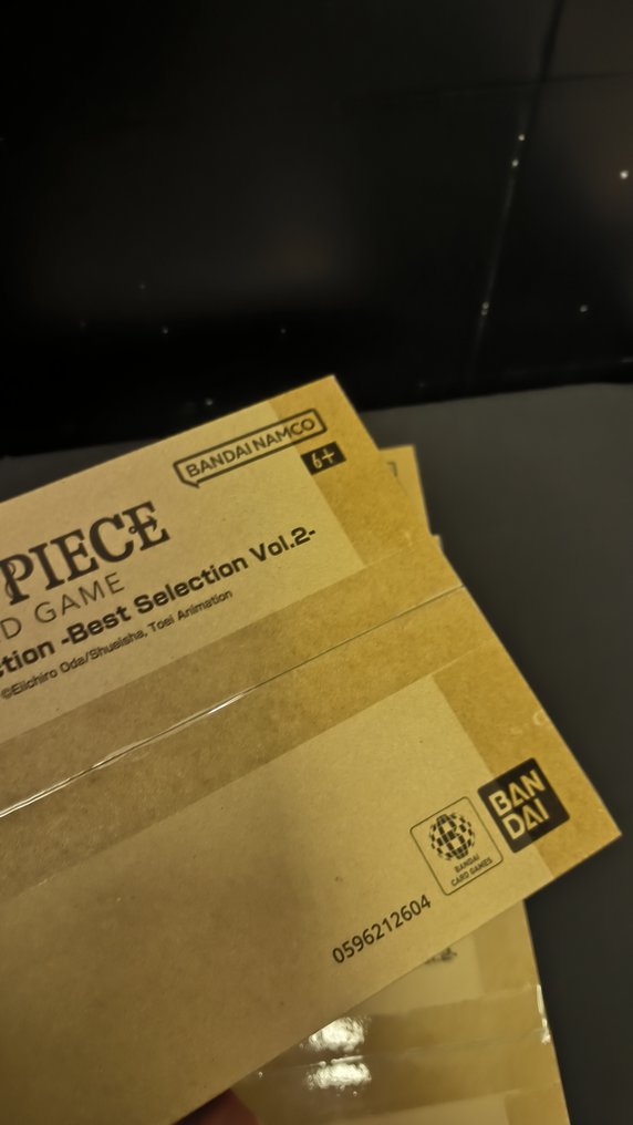 Bandai - 5 Förseglat kort - One Piece #3.2