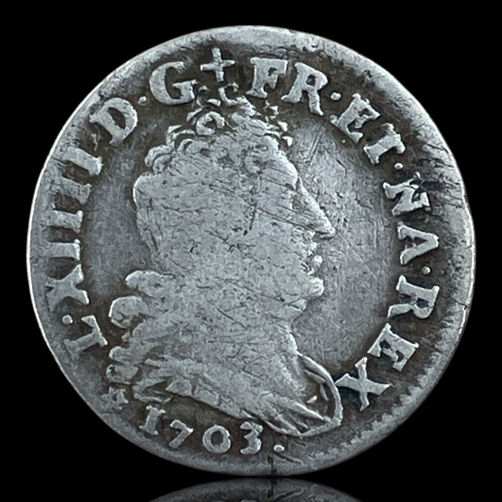 France. Louis XIV (1643-1715). 5 Sols 1703-BB, Strasbourg  (No reserve price) #1.0