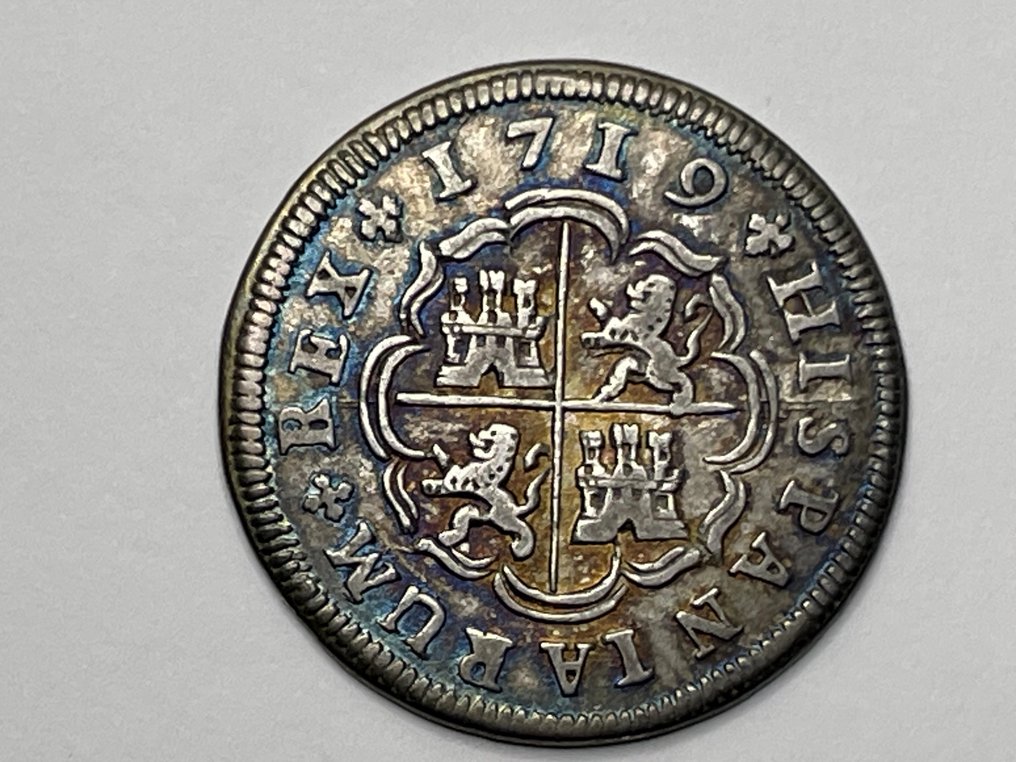 Ισπανία. Felipe V. 2 Reales 1719. Felipe V. Madrid. J. 2 reales. #1.0